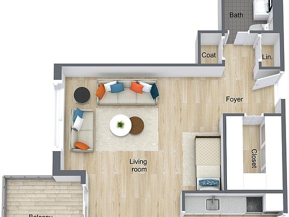 5th image of 10201 Grosvenor Pl APT 1614
