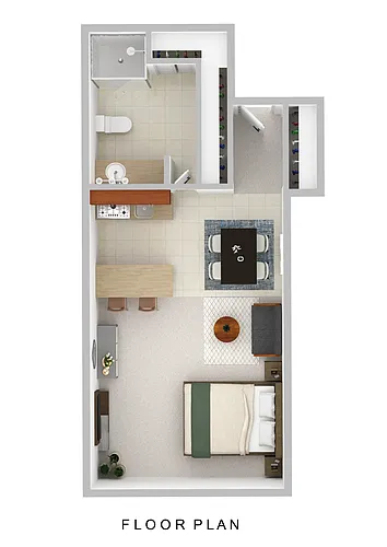 Floor plan 0X1 P