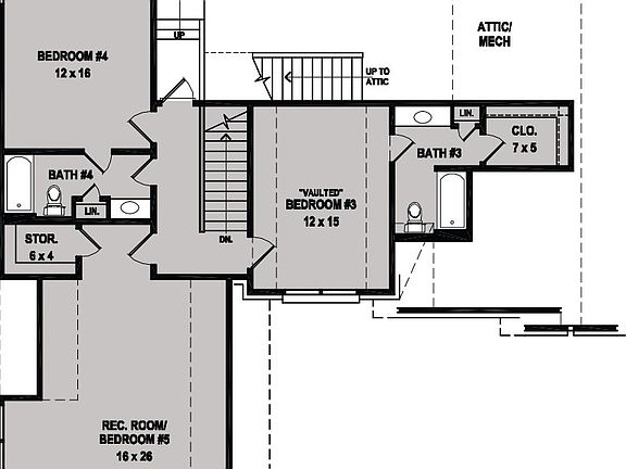 GWF 20 Custom Floorplan Second Floor
