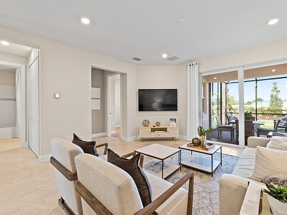 Lanai sliding glass door off the gathering room