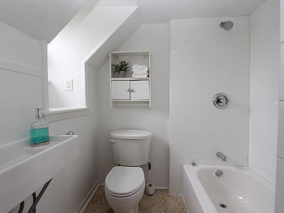Recently renovated bathroom