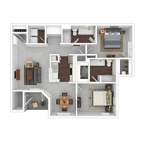 Floor plan The Pont Vecchio | B2