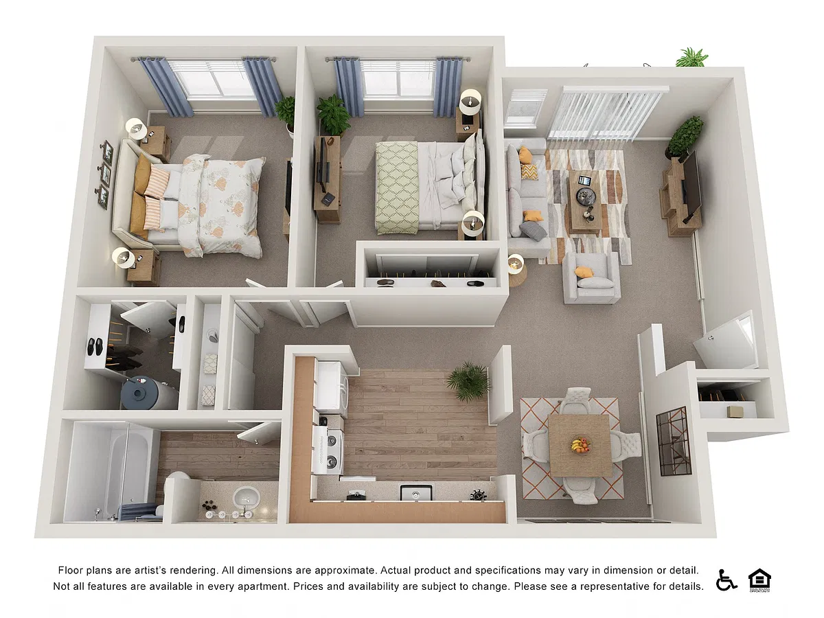 Floor plan 2x1C