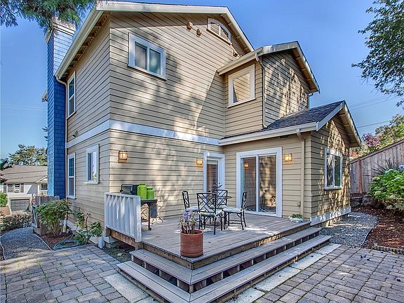Patio and backyard