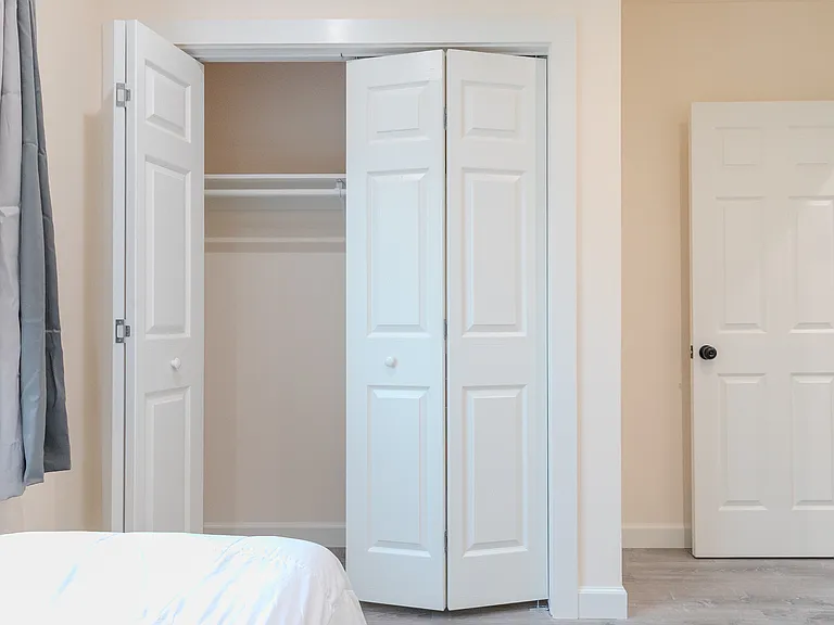 Spacious closets