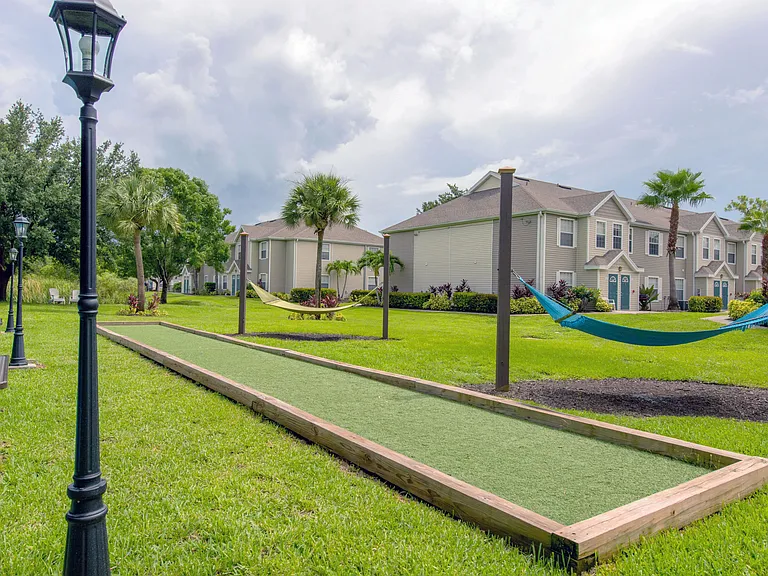 Explore outdoor leisure activities day or night, from picnic areas to lawn games.