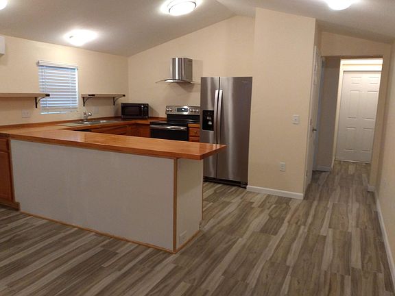 kitchen, hall to back door