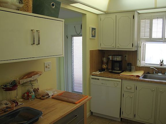 Kitchen from dining room