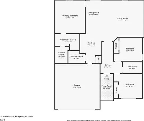 3 bed, 2.0 bath, 1377 sqft, $1,845 — Photo 3