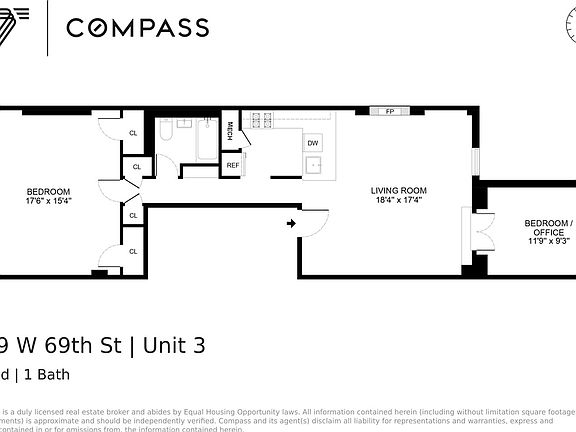 2nd image of 129 W 69th St APT 3