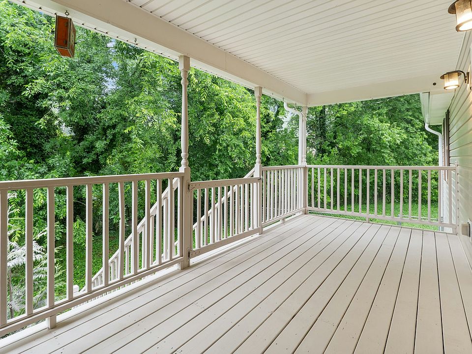 Lovely front porch for enjoying your morning coffee