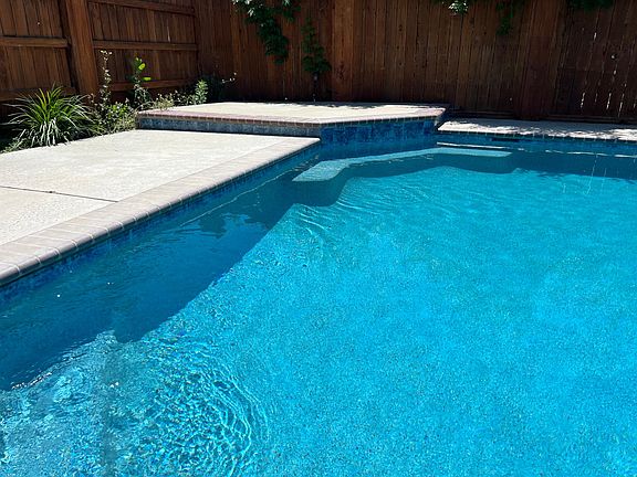 Remodeled swimming pool