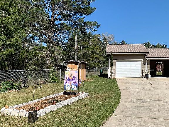 Attached, two-car garage