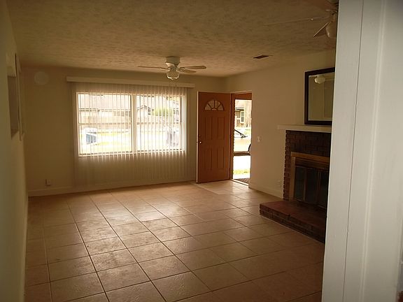 Living room looking to front door