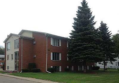 front right building