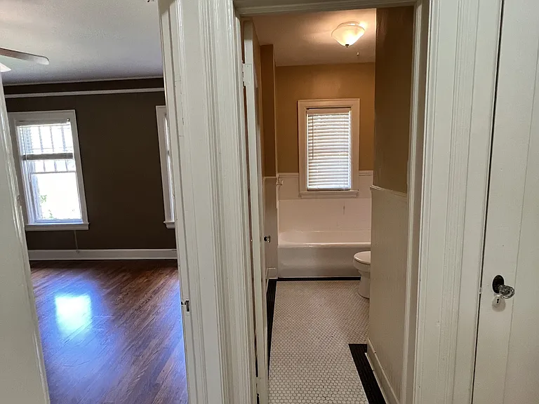 bathroom off the living room