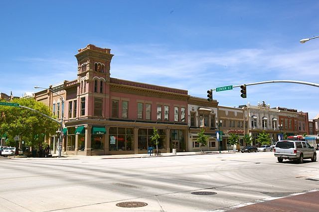 Corner of Center & University