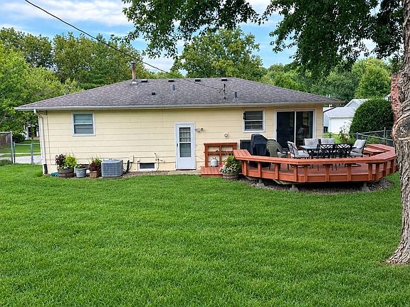 Large back yard