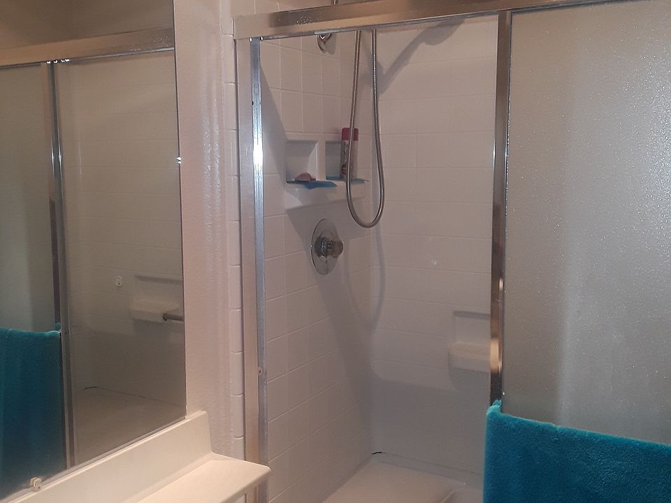 Master shower
