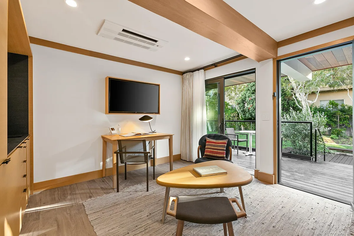 Large, open windows and doors to allow the ocean breeze to flow through your suite - 22648 E Pacific Coast Hwy #4