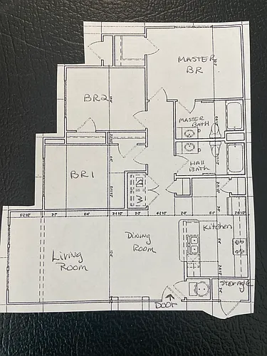 Floor plan 3 Bedroom