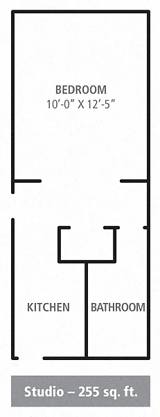 Floor plan Studio