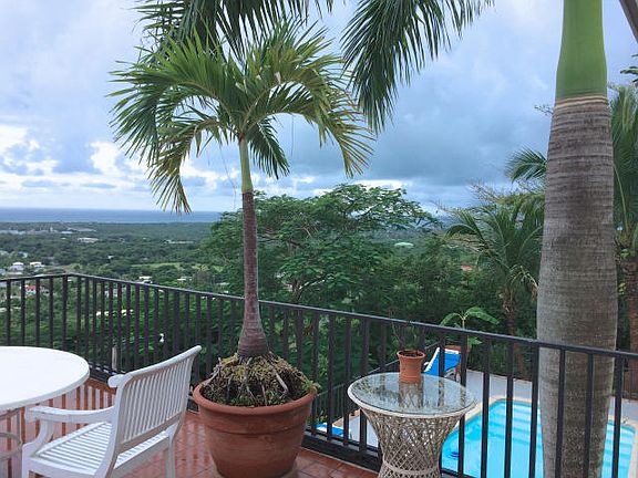 Patio to Pool and View