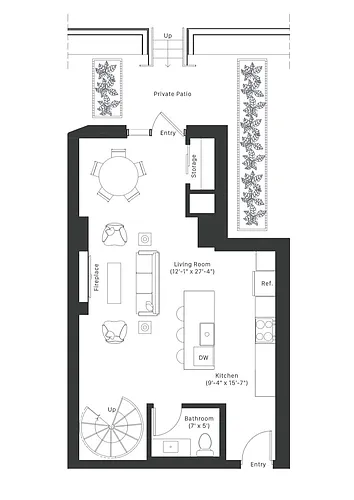 Floor plan TH 2.2