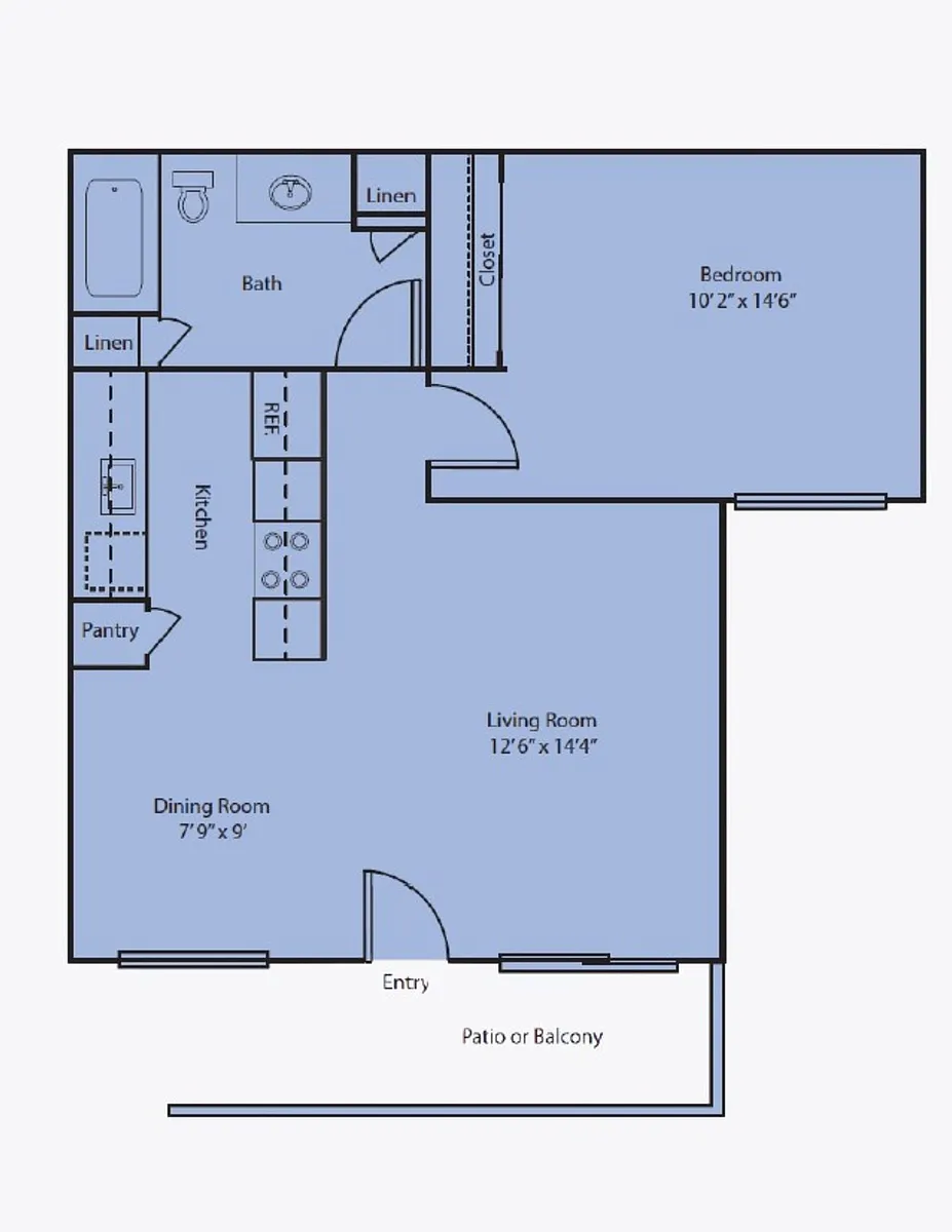 Floor plan 1X1