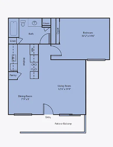Floor plan 1X1