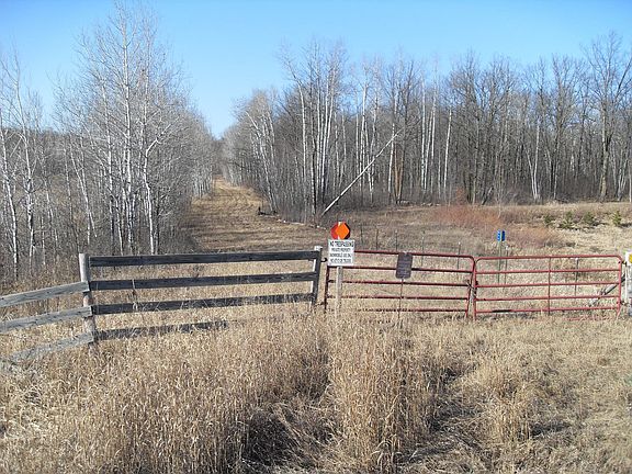 Snowmobile Trail Approach