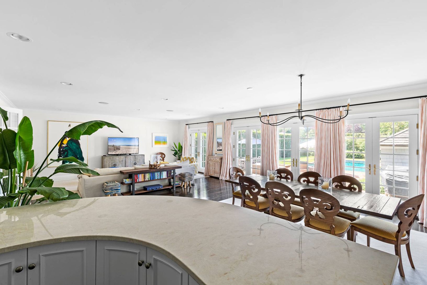 View of Great room from kitchen