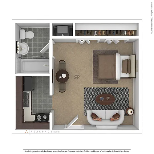 Floor plan Studio