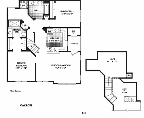 Floor plan Oak