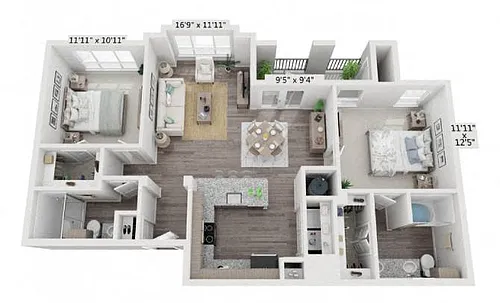 Floor plan B2