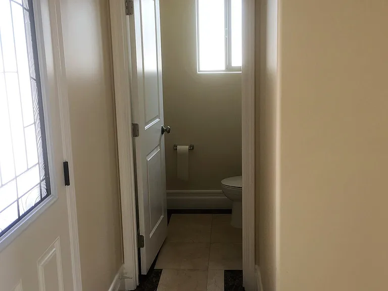VIEW INTO MAIN LEVEL HALF BATH