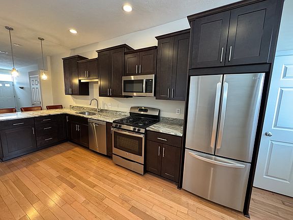 Updated kitchen with granite countertops