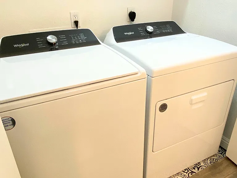 Enjoy the convenience of an in-unit washer and dryer, making laundry day a breeze. No need to leave the comfort of home; wash and dry your clothes at your own pace.