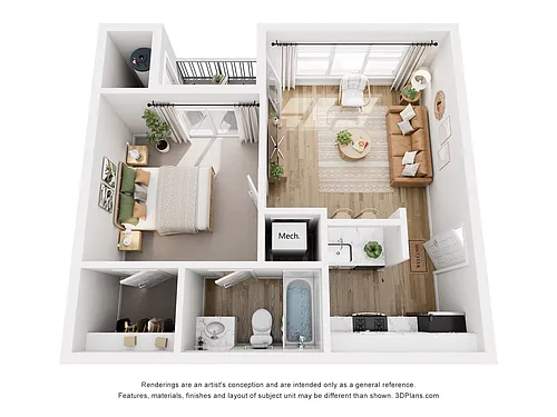 Floor plan Sanctuary