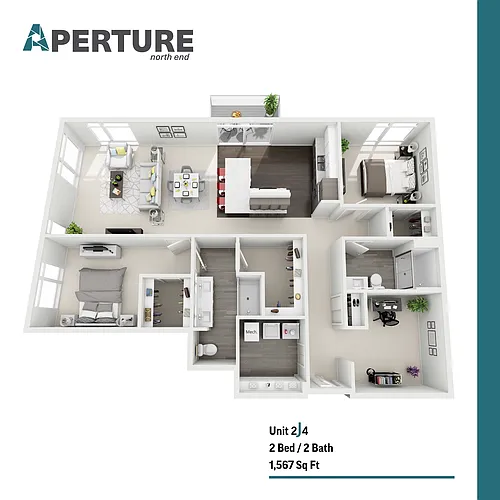Floor plan 2J4