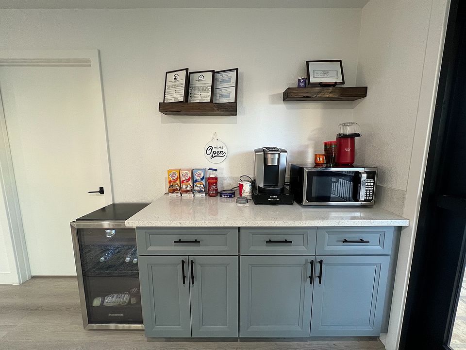 Explore this sleek kitchenette layout perfect for compact living.