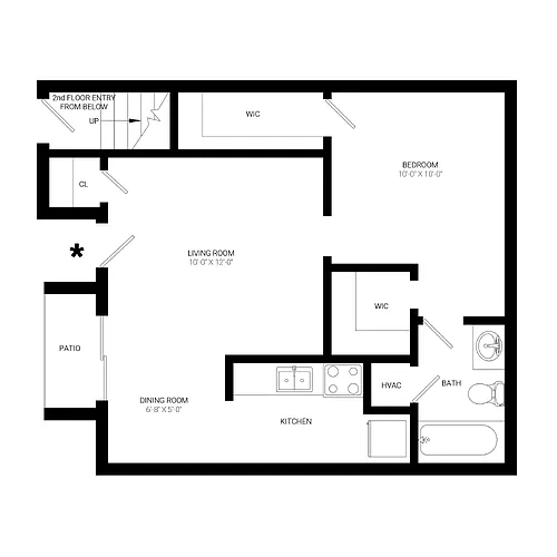 Floor plan Bluebird
