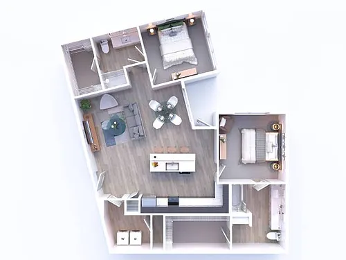Floor plan B3 - II