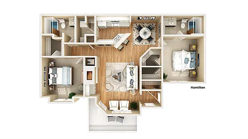 Floor plan Hamilton