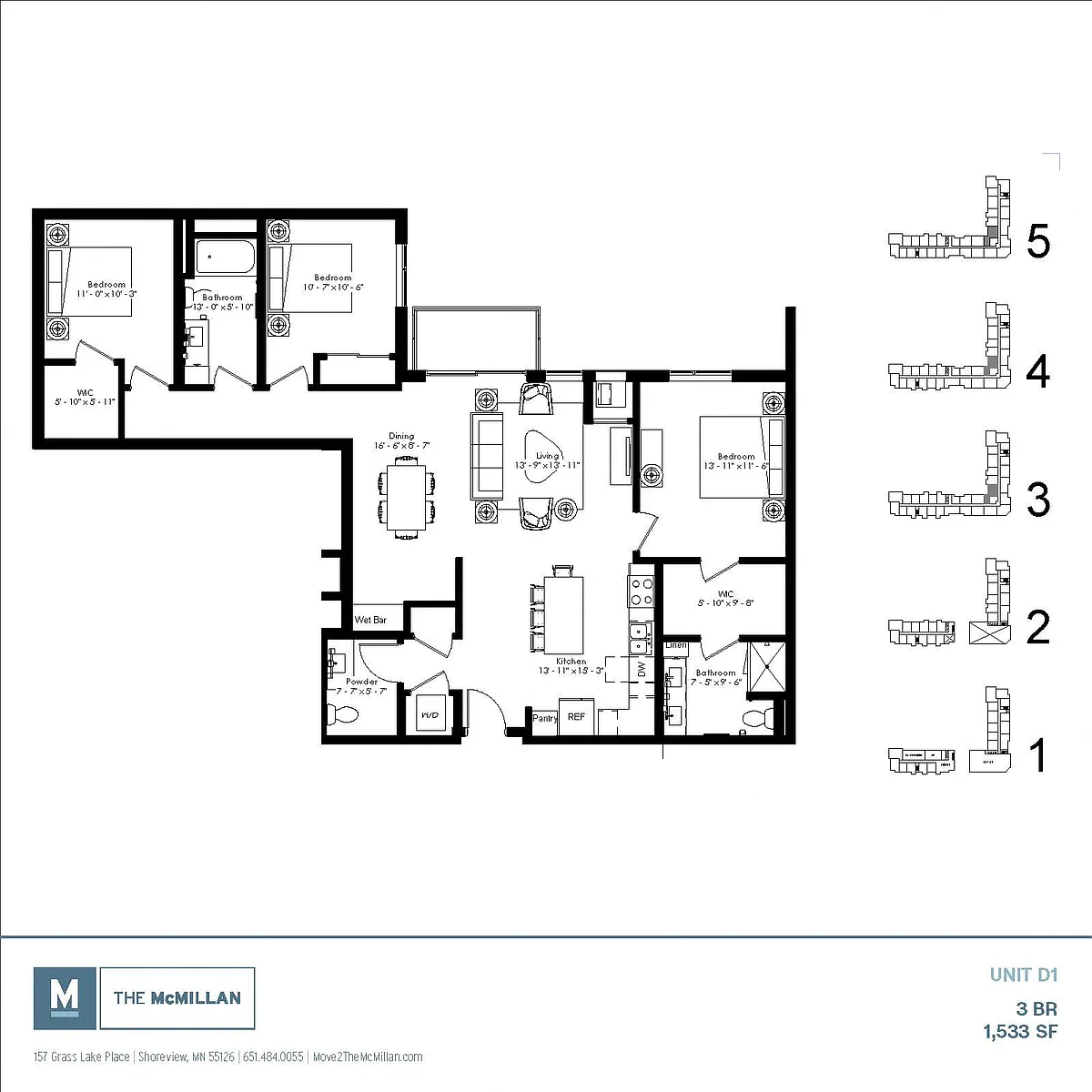 Floor plan D1