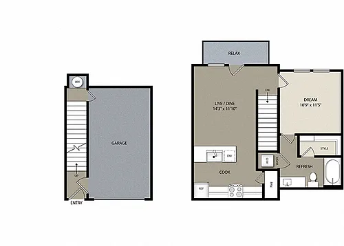Floor plan Carriage Unit