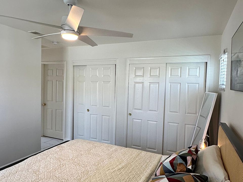 Bedroom, showing closets