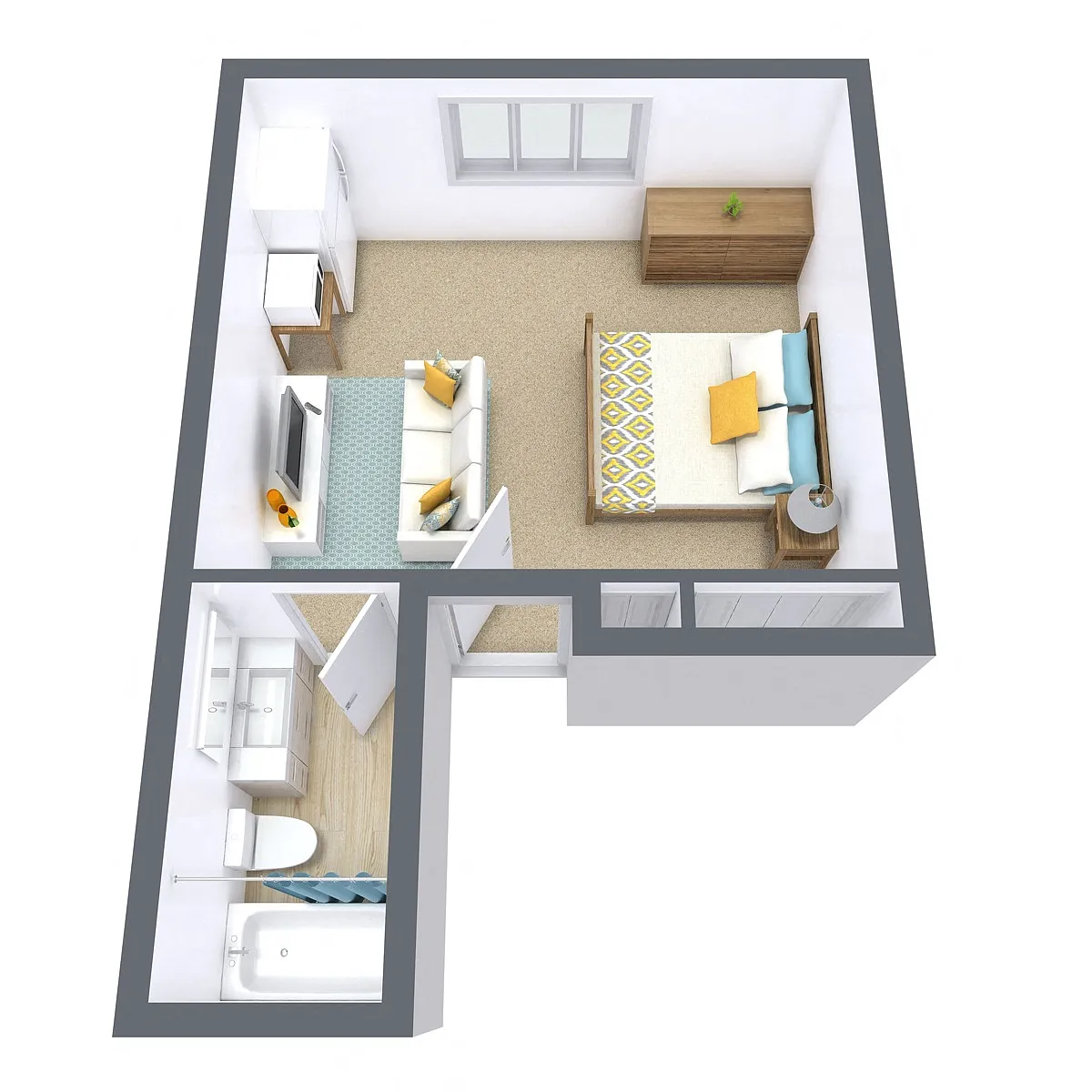 Floor plan Studio 01A