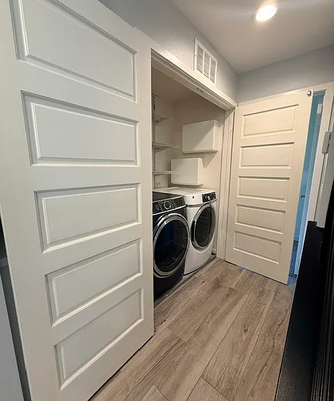 Laundry closet