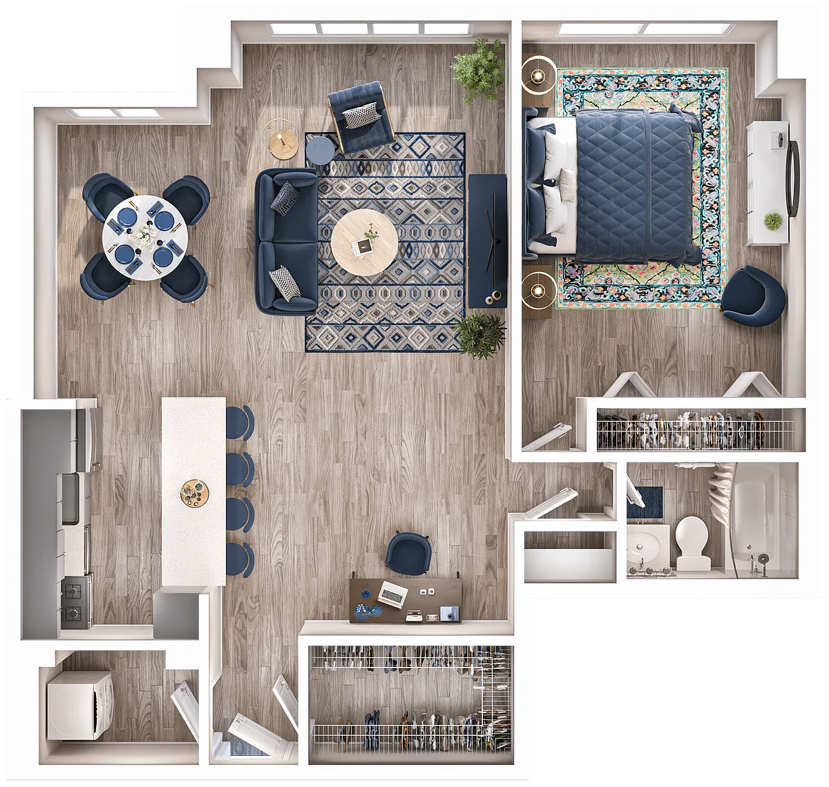 Floor plan A1K